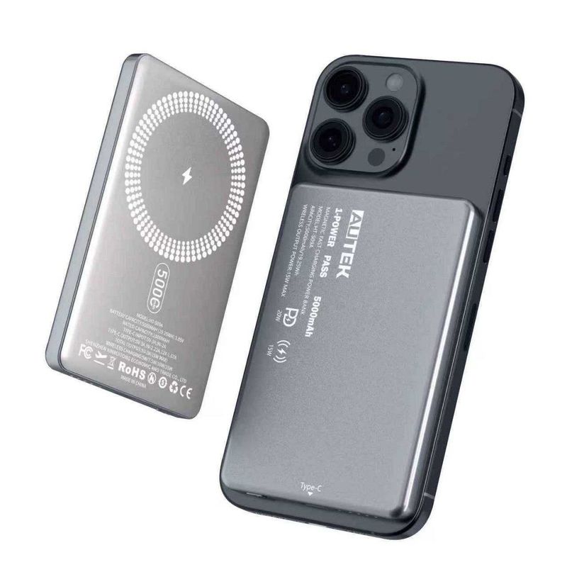 В продаже Powerbank Magsafe, MagCharger 15 Вт/20 Вт, 10000 мА/ч В продаже Powerbank Magsafe, MagCharger 15 Вт/20 Вт, 10000 мА/ч