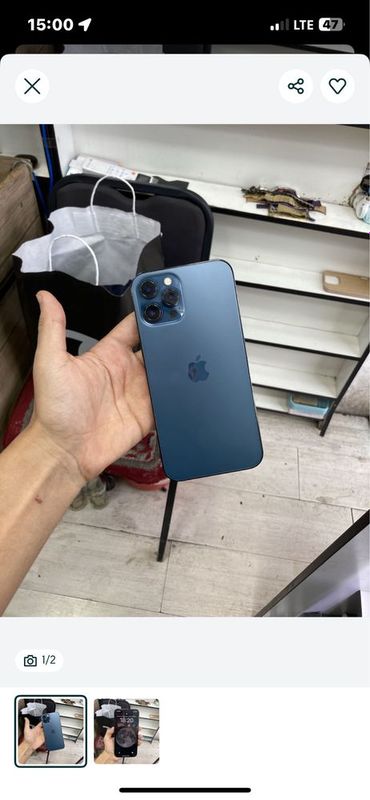 Iphone 12 promax 128 tali 78 % idila karopka dakument