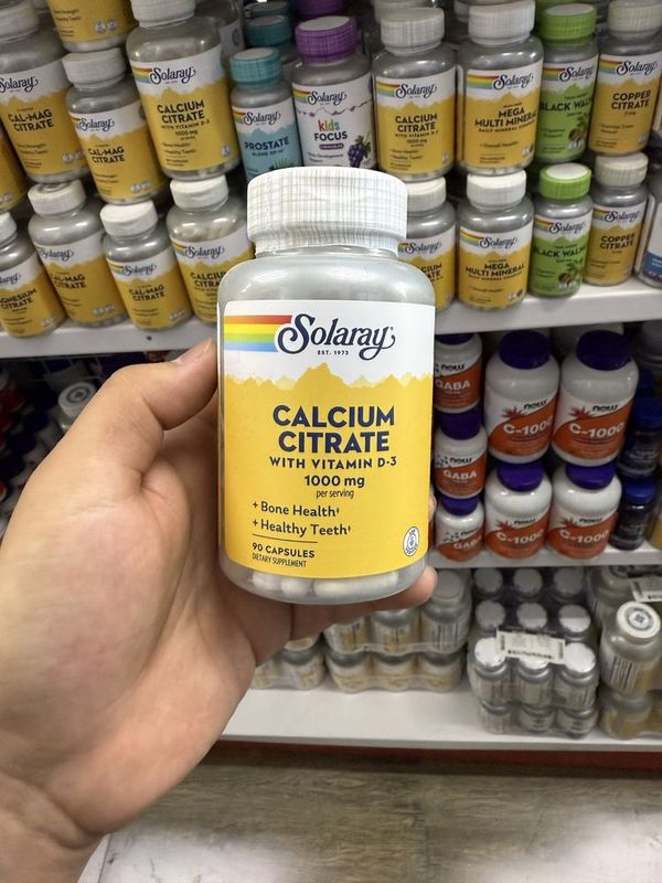 Solaray Calcium Citrate 90capsules Solaray Calcium Citrate 90capsules