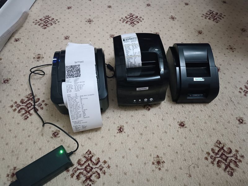 xprinter chek chiqaradigan aparat naleka chiqaradi