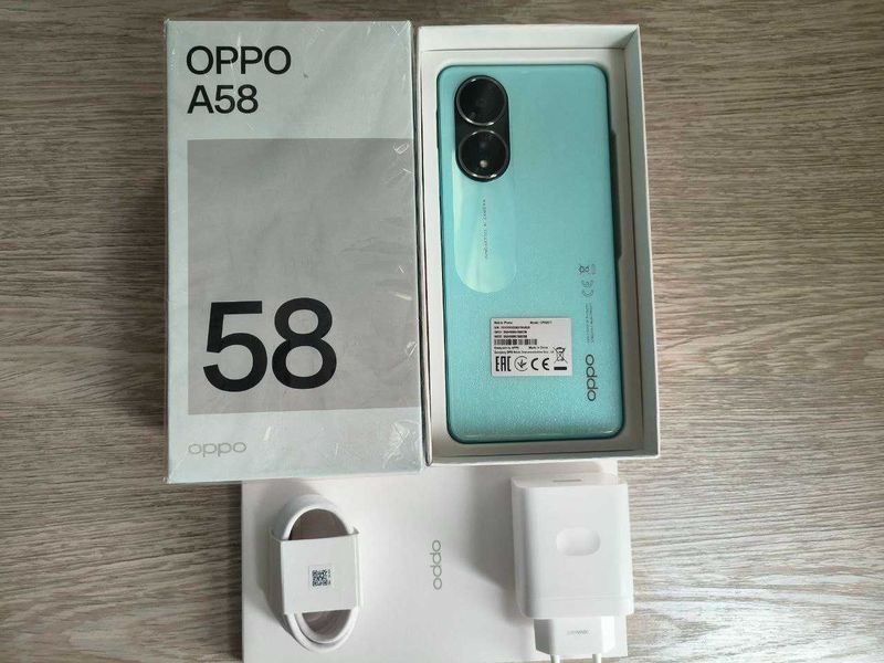 OPPO A58 8/128 GB — Dazzling Green OPPO A58 8/128 GB — Dazzling Green