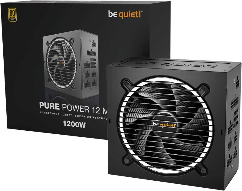 Блок питания 1200W Gold Be quiet! PURE POWER 12 M 3.0 Блок питания 1200W Gold Be quiet! PURE POWER 12 M 3.0