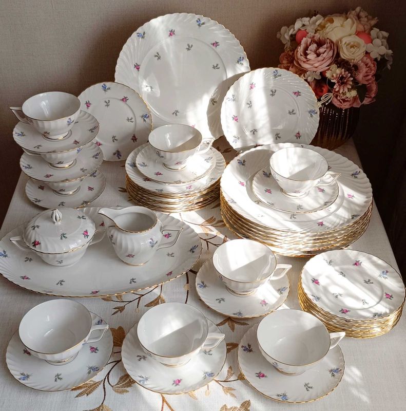 Чайно столовый сервиз Королевской мануфактуры Royal Tettau 1946-49 г