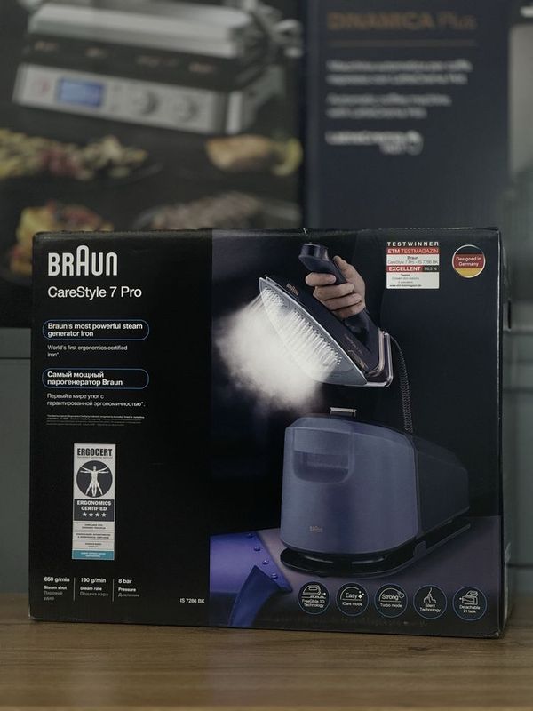 Парогенератор Braun CareStyle 7 Pro IS7286BK