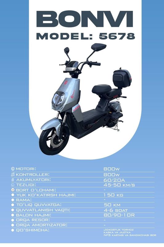 Bonvi elektro Scooter Bonvi elektro Scooter