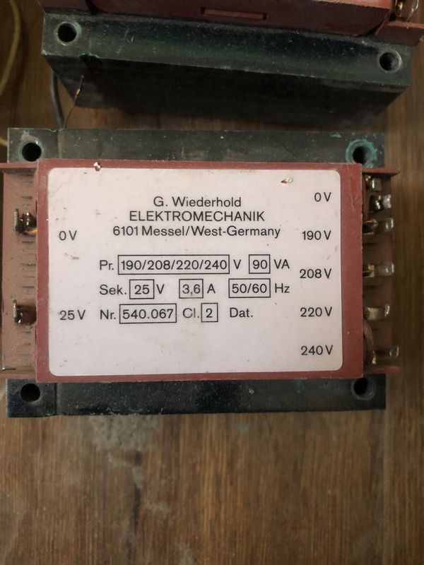 Продам трансформаторы немецкие