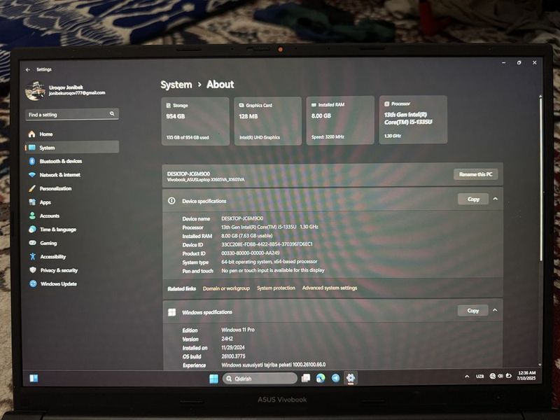 Noutbook Asus Vivobook 13th