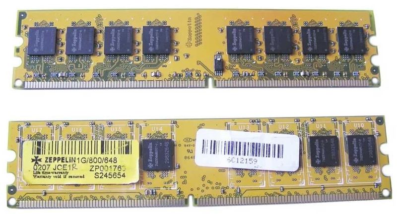 Оперативная память DDR2 1Gb x 2шт