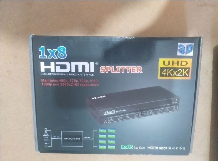 Сплиттер hdmi 1*8