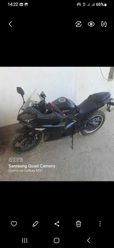Продается Yamaha r3 2024года Электрический 3000Вт