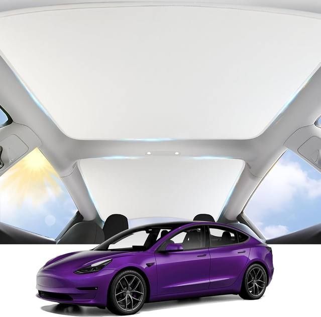 В наличии защитная шторка для панорамы Tesla Model 3 В наличии защитная шторка для панорамы Tesla Model 3
