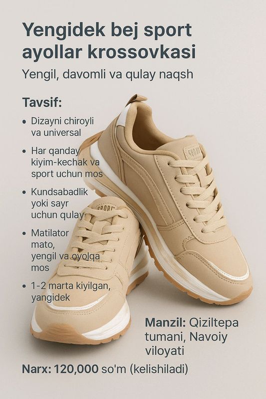 ayollar sport krasovkalari