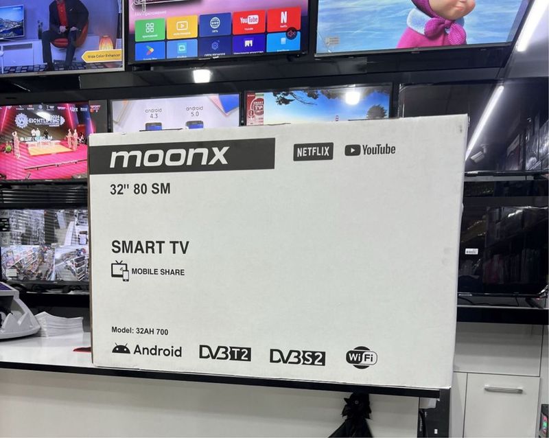 Телевизор MOONX 55/50/43/32 Smart Tv Доставка бесплатно