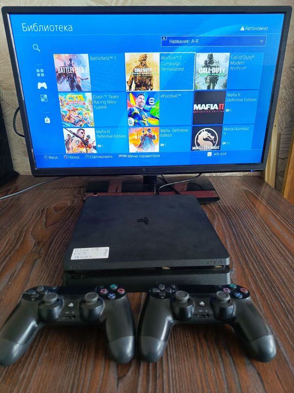 Ps4 slim 1 terabayt oxirgi versiya +16 ta ofitsalniy oʻyinlar