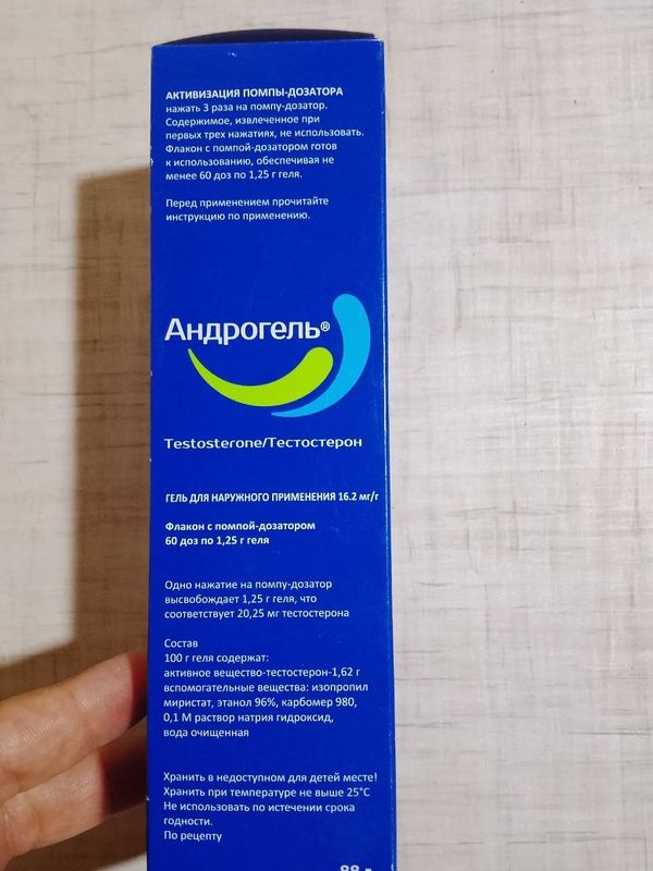 Андрогель новый .