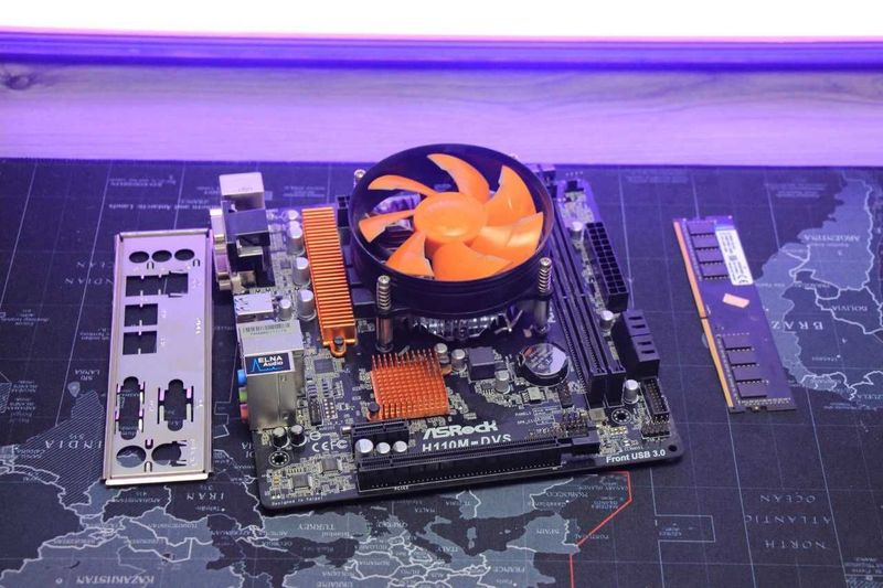 Asrock H110/G4400/8 GB DDR4 / Bonusga kuller Asrock H110/G4400/8 GB DDR4 / Bonusga kuller