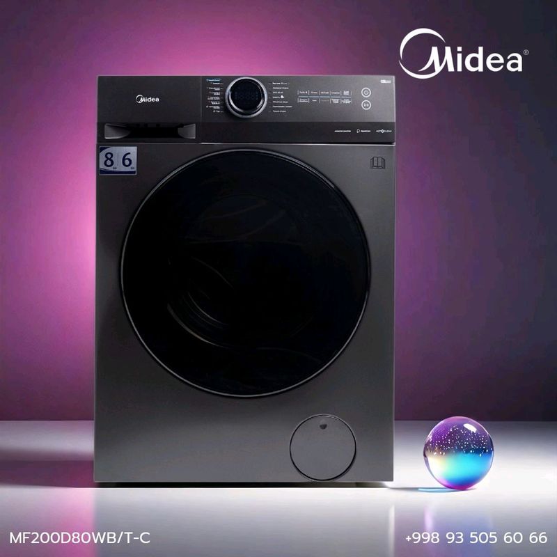 Стиральная машина Midea MF200D80WB/T-C | + Сушка Стиральная машина Midea MF200D80WB/T-C | + Сушка