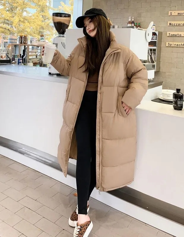 женский пуховик куртка длинный женская M L XL