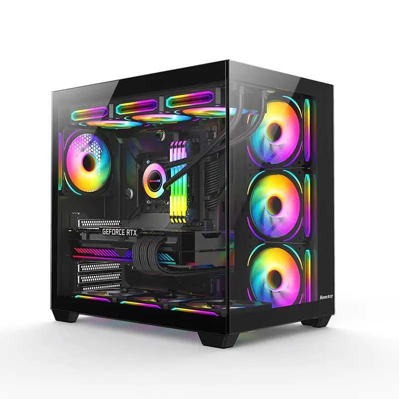 [НОВЫЙ] Корпус HUNTKEY S980 V2 - Black (4x120mm ARGB fan)