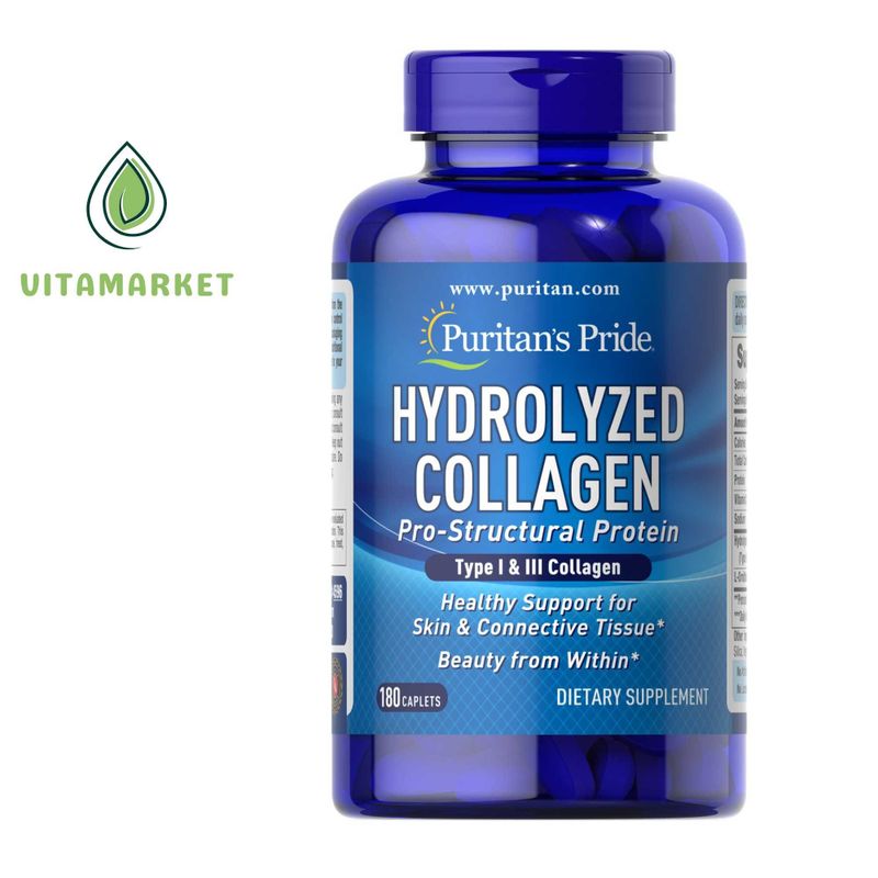 Puritan's pride Hydrolyzed collagen/ Коллаген Puritan's pride Hydrolyzed collagen/ Коллаген