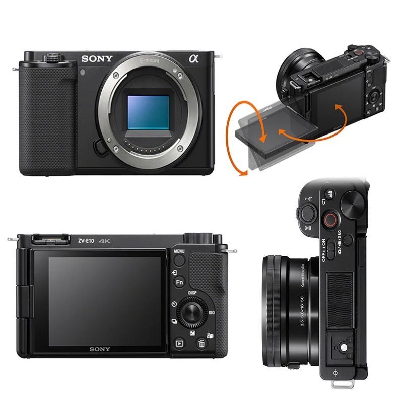 Sony Alpha ZV-E10 kit 16-50 mm . Гарантия год Sony Alpha ZV-E10 kit 16-50 mm . Гарантия год
