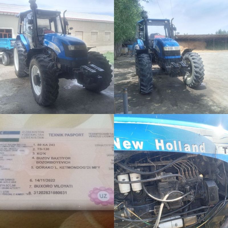 New Holland Ts 135 Traktor sotiladi