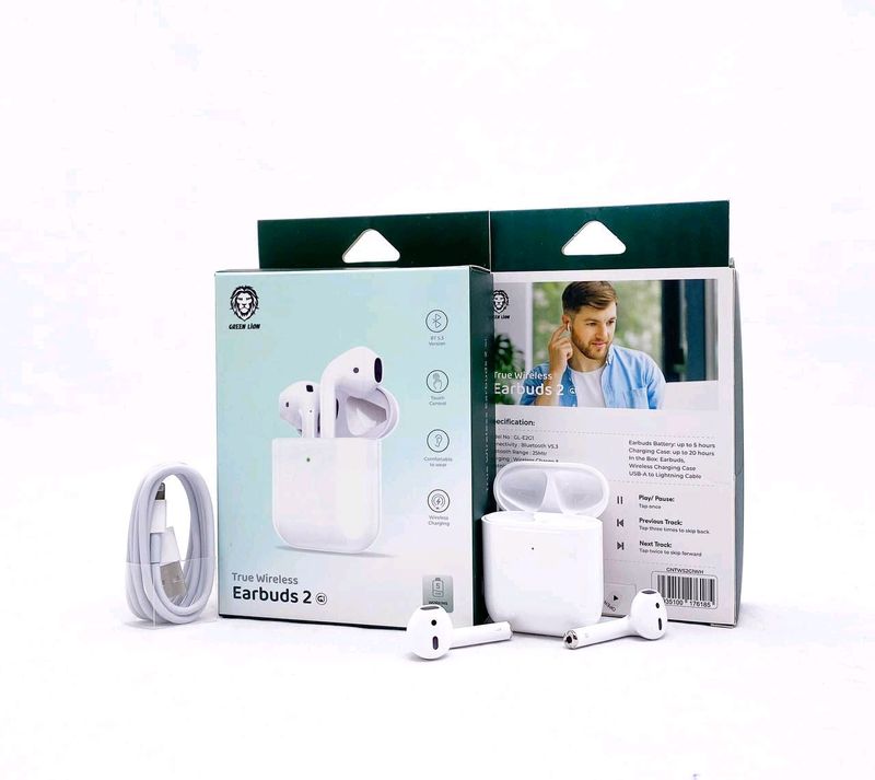 Bluetooth Green Earbuds 2 G1 Bluetooth Green Earbuds 2 G1