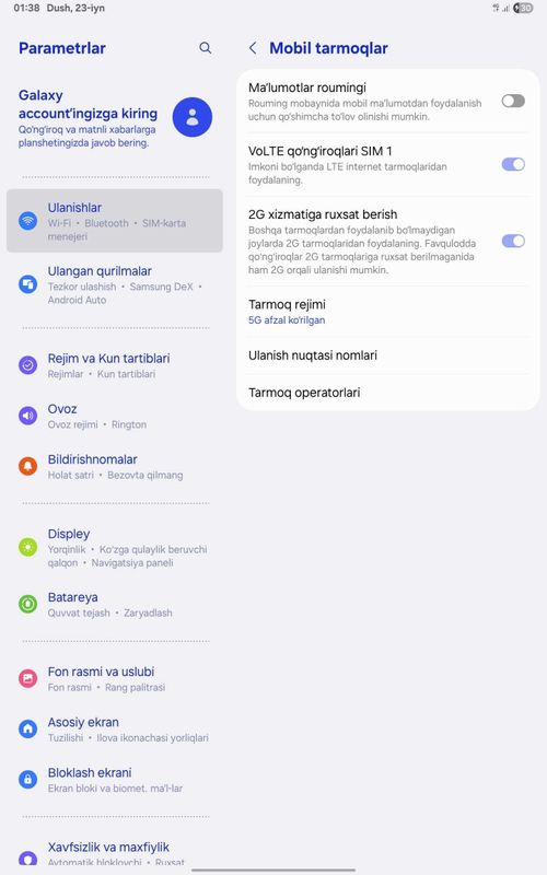 Samsung TAB S9 FE Samsung TAB S9 FE