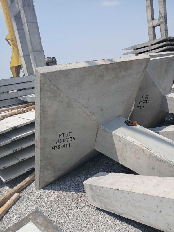 F5-AM Fundament tayanch bloklar (temir+beton) (Темир бетон фундамент)