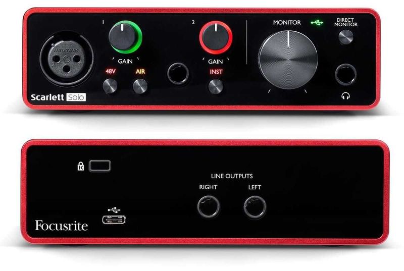 Звуковые карты Focusrite Scarlett Solo 3rd Gen