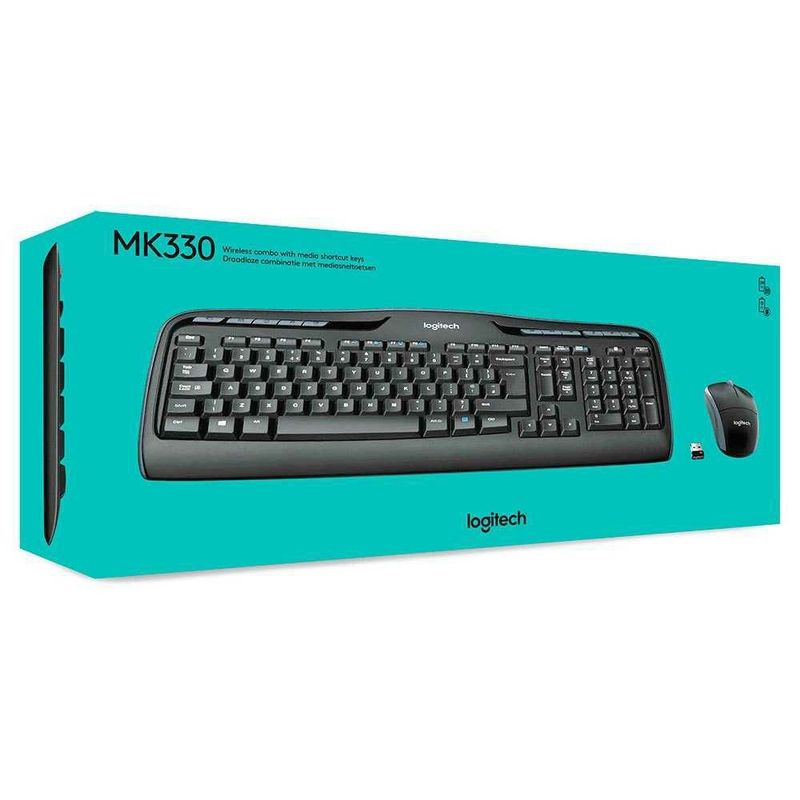 Продам беспроводной Logitech MK330 клавиатура и мышь новый.