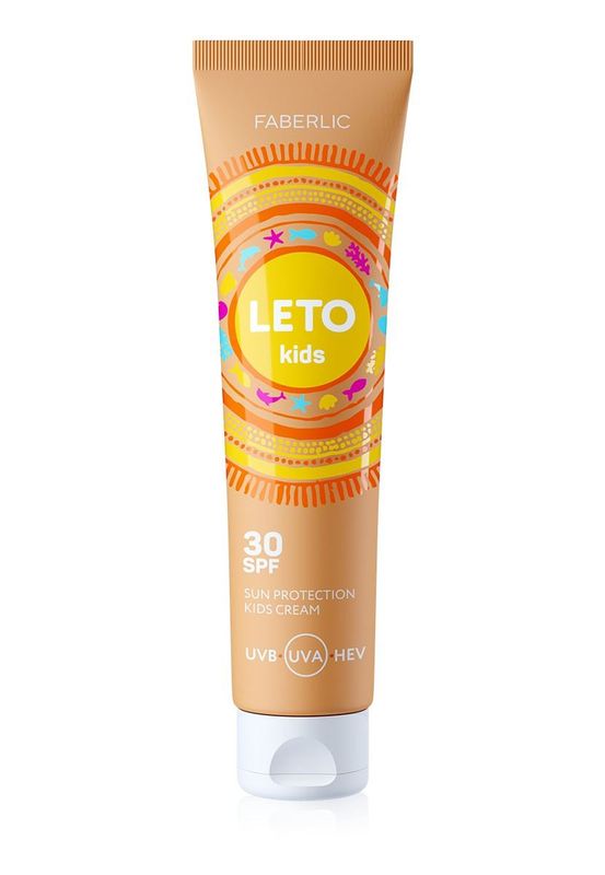 Крем для детей солнцезащитный SPF 30 Leto Крем для детей солнцезащитный SPF 30 Leto