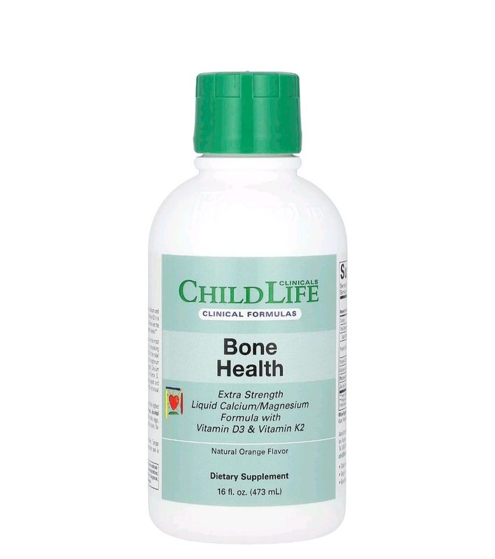 Детский Кальций, Д3, К2, цинк, магний Американский childlife Bone heal