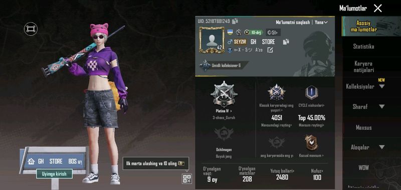 pubg akksotiladi koleksya 30 murojat pubg akksotiladi koleksya 30 murojat