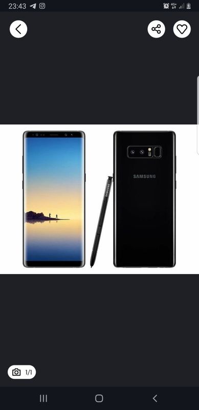 Samsung note 8 64gb Samsung note 8 64gb