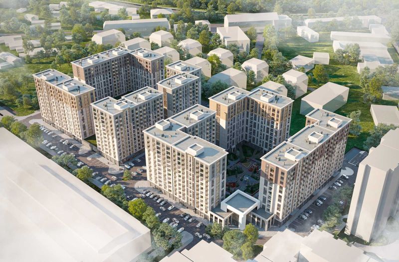 ЖК NRG JOMIY 1-К комнатная 43.34 м² на Улице Уста Ширин ЖК NRG JOMIY 1-К комнатная 43.34 м² на Улице Уста Ширин