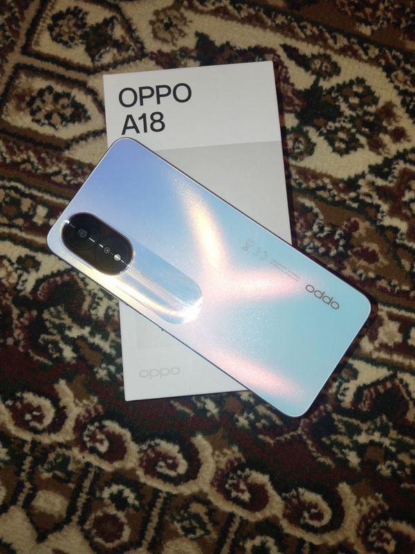 Oppo A18 4/128 Тинну тел 1 кол озм ишлатканма айиби йо Oppo A18 4/128 Тинну тел 1 кол озм ишлатканма айиби йо