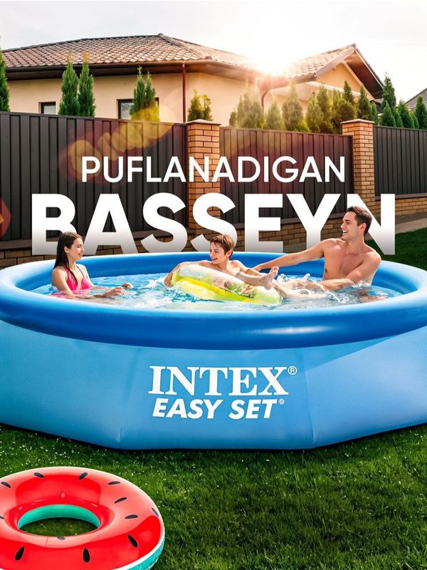 Intex Basseynlar barcha razmerda mavjud Intex Basseynlar barcha razmerda mavjud