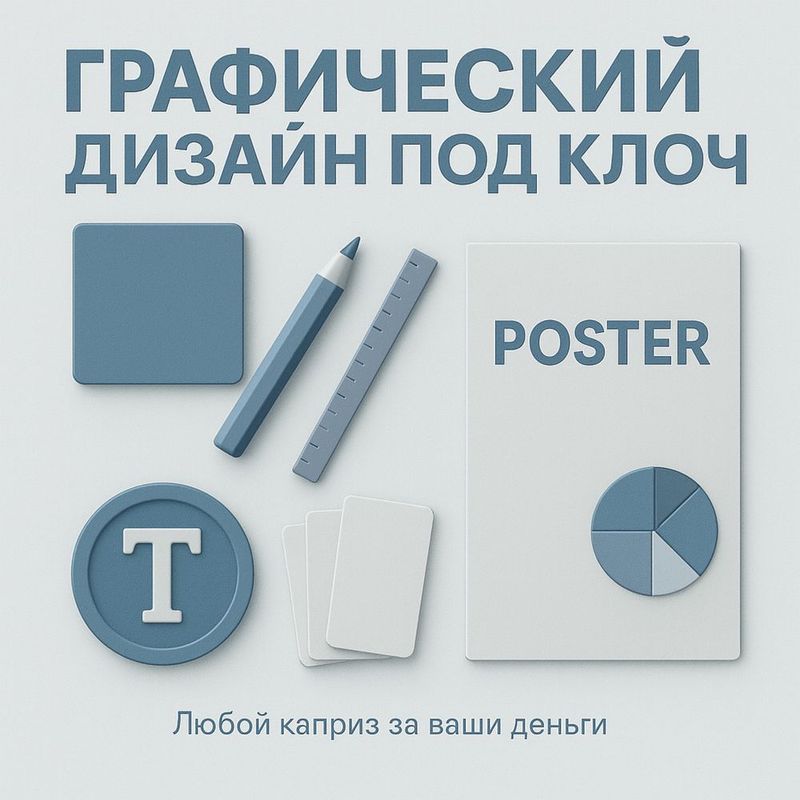 Профессиональный графический дизайн под ключ!