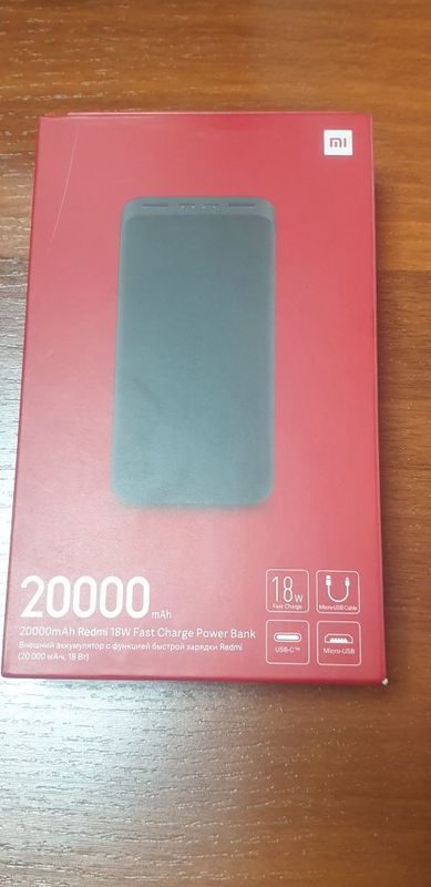 Mi brand Power Bank redmi 18W 20000mAh