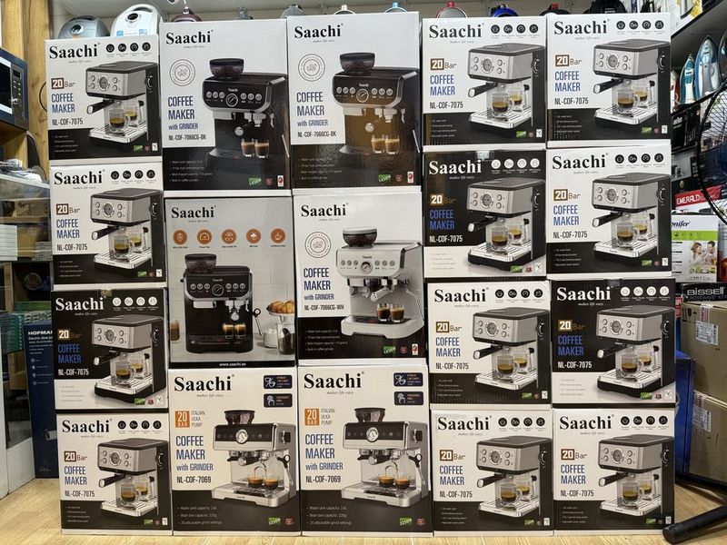 Saachi koffe mashinalari 3 xil madeli keldi Saachi koffe mashinalari 3 xil madeli keldi