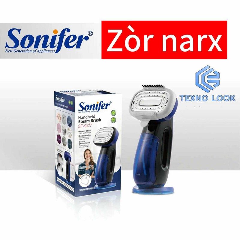mini qo‘l bug‘li dazmol, Sonifer SF-9127 — 500–2000 Vt. Dastavka bor!! mini qo‘l bug‘li dazmol, Sonifer SF-9127 — 500–2000 Vt. Dastavka bor!!