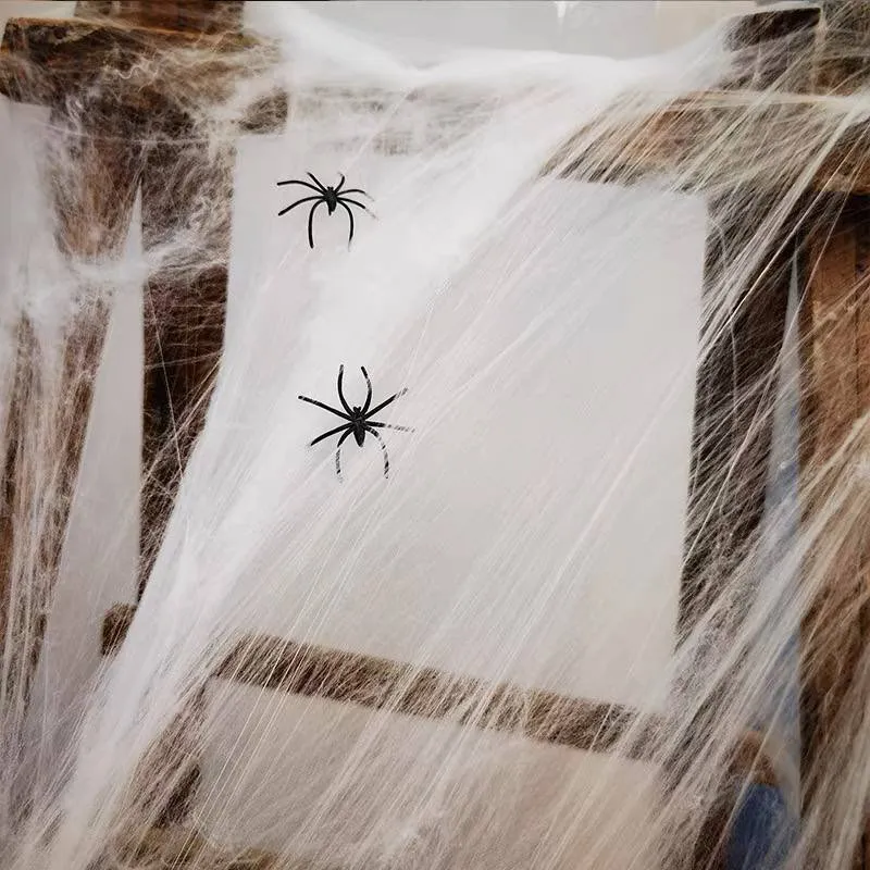 Искусственная паутина с паучками Halloween