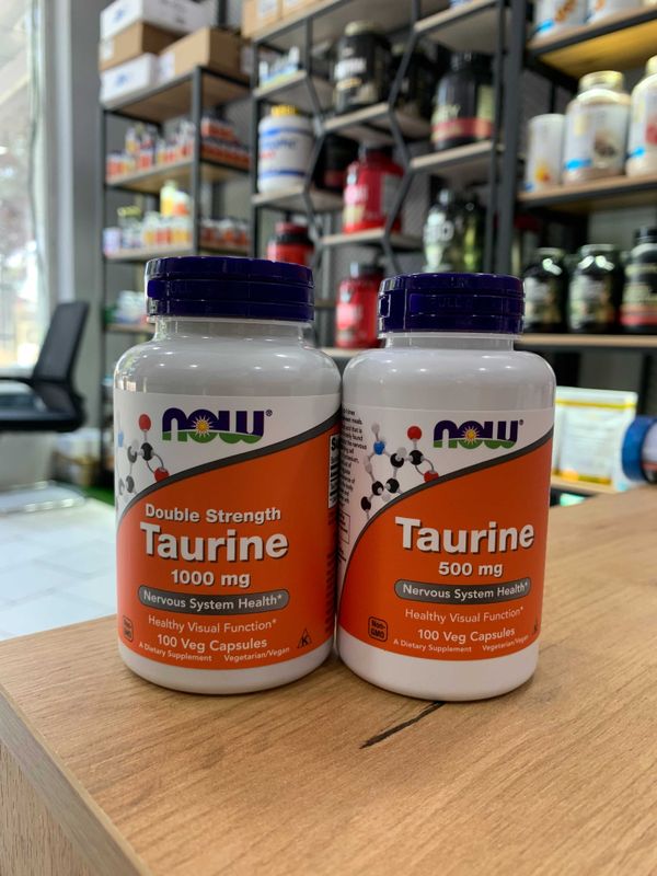 NOW FOODS Taurine 500mg 100 Vcaps NOW FOODS Taurine 500mg 100 Vcaps