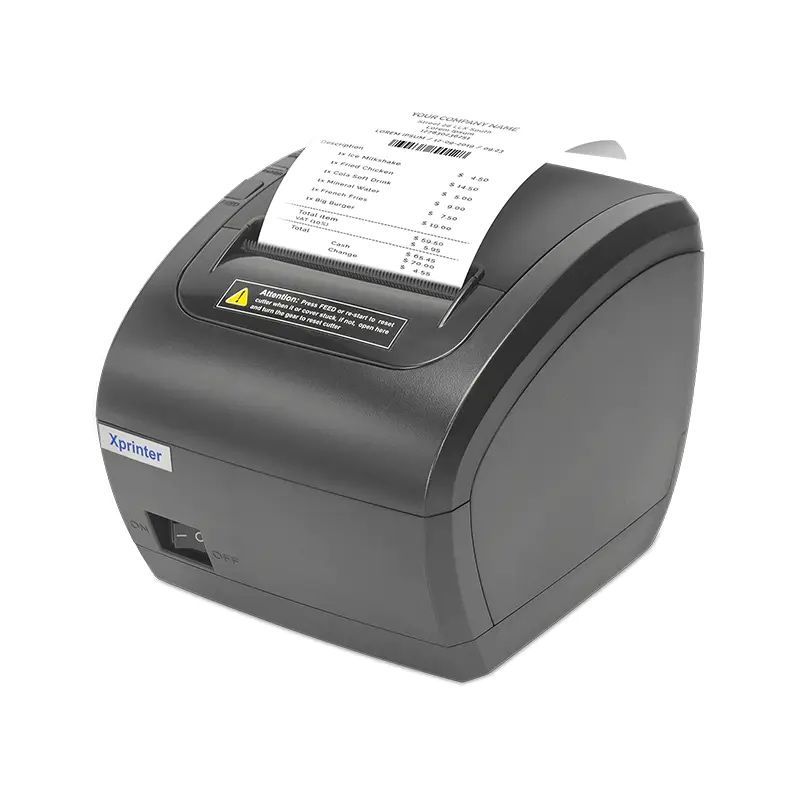 Термопринтер для чеков Xprinter XP-Q838L, 80 мм, 230 мм/с, USB+LAN Термопринтер для чеков Xprinter XP-Q838L, 80 мм, 230 мм/с, USB+LAN