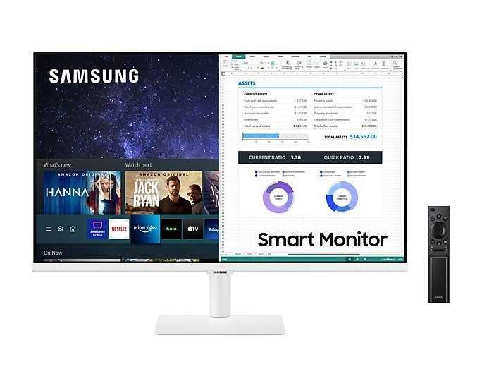 27-дюймовый монитор Samsung Smart 27 60Hz LS27AM501NIXCI White