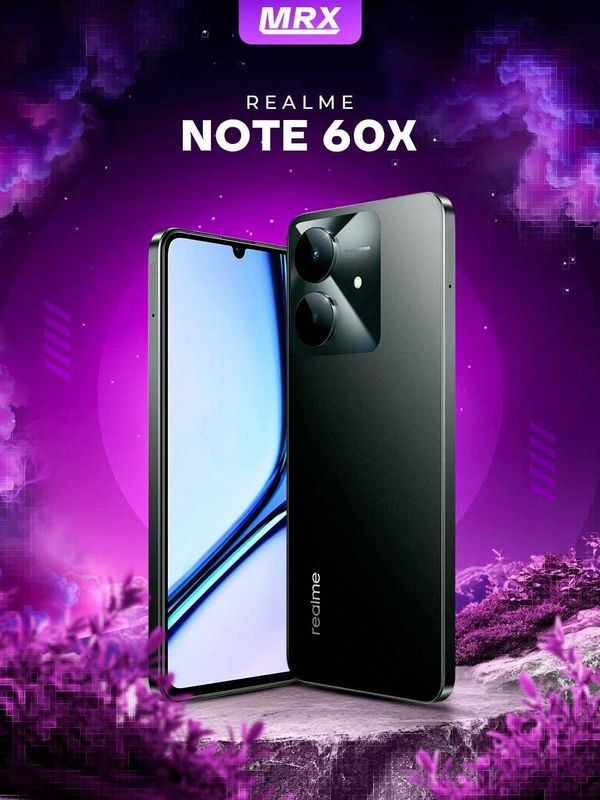 Realme Note 60X,Встроенная память Обычно 64 ГБ