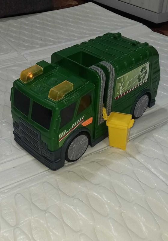#игрушка для мальчика. Машинка, мусоровоз (звук, и свет). "TEAMSTER" #игрушка для мальчика. Машинка, мусоровоз (звук, и свет). "TEAMSTER"