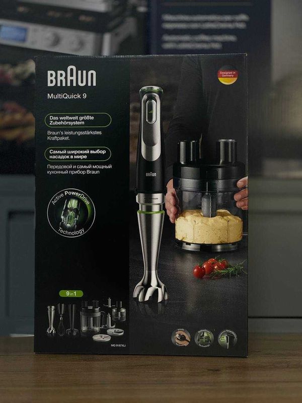 Погружной блендер Braun MQ9187XLI Бесплатная доставка