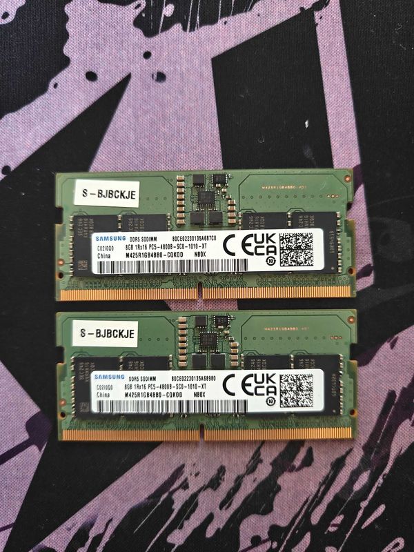 Продаются SO-DIMM SAMSUNG 16GB (2x8GB DDR5)